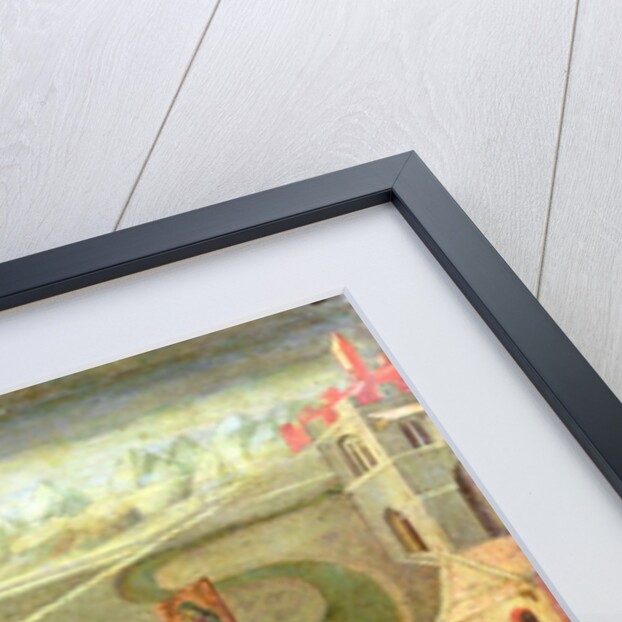 Procession of St. Gregory to the Castel St. Angelo by Giovanni di Paolo di Grazia