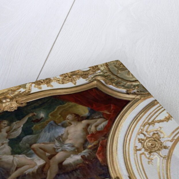 Psyche and Cupid, ceiling panel from the Salon de la Princesse by Charles Joseph Natoire