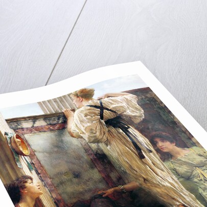 Who Is It?, 1884 by Lawrence Alma-Tadema