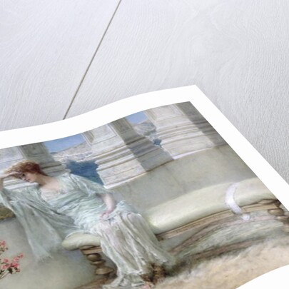 Her eyes are with her thoughts and they are far away, 1897 by Lawrence Alma-Tadema