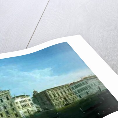 The Casa Foscari and the Palazzo Balbi by Giuseppe Bernardino Bison