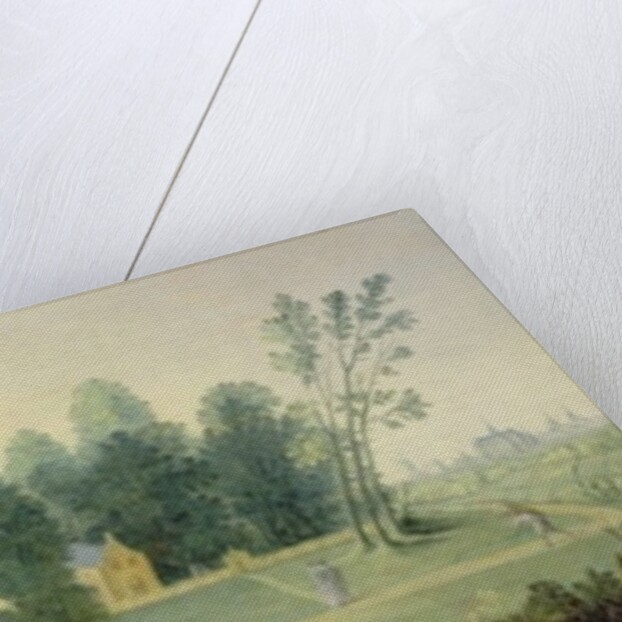 Abbey and Chateau at Egmond by Claes Jacobsz. van der Heck