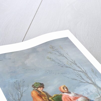 Winter by Charles-Joseph Flipart