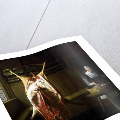 The Butcher's Shop by Reinier or Reynier Coveyn or Covyn