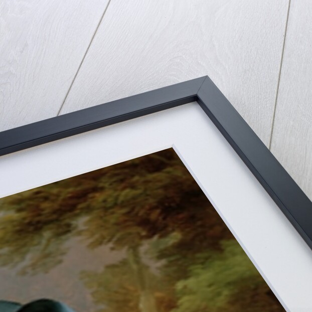 A Young Woman inscribing a Tree by Louis Leopold Boilly