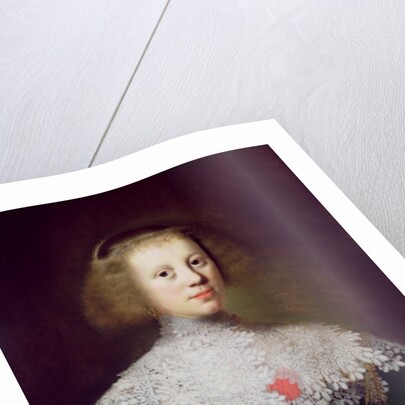 Portrait of a Young Woman by Wybrand Simonsz. de Geest