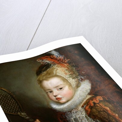 A Portrait of a Child Holding a Racket by Cornelis de Vos