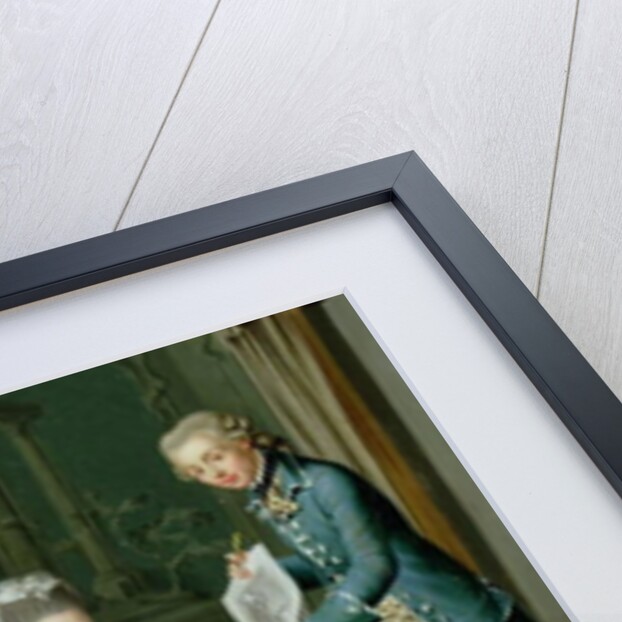 An Interior with Elegant Company by Venceslao Verlin