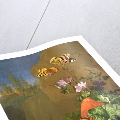 Still Life of Forest Floor with Flowers, Mushrooms and Snails by Elias van den Broeck