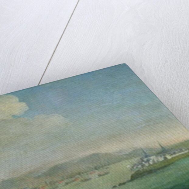 A Sea Battle off the Coast of Louis Berg, Canada by Peter Monamy