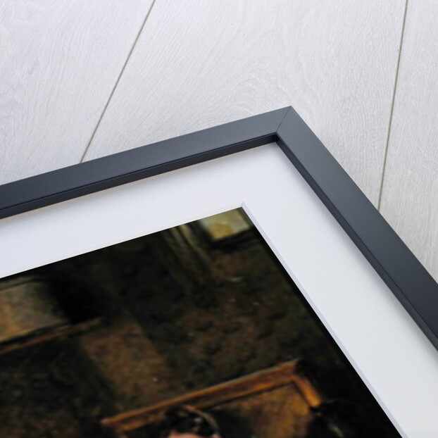 Two Women in a Bed disturbed by a Cat by Jean Alphonse Roehn