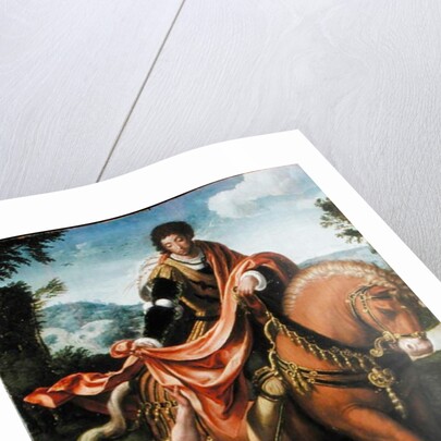 Saint Martin dividing his Cloak by Pieter Coecke van Aelst