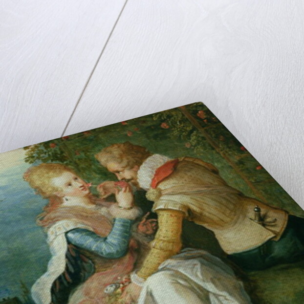 Two Lovers in a Garden by Frans II the Younger Francken
