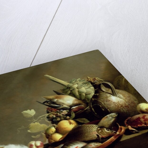 A Still Life with an Earthenware Jug and Hare by Harmen van Steenwyck