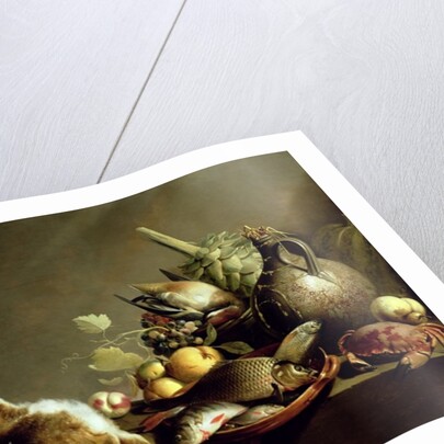 A Still Life with an Earthenware Jug and Hare by Harmen van Steenwyck