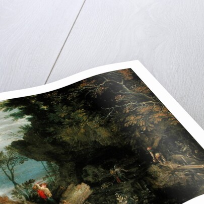 A Rocky Landscape with the Entrance to a Mine by Roelandt Jacobsz. Savery