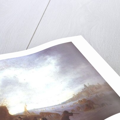 Winter Landscape with Skaters by Adriaen Jansz. van Ostade