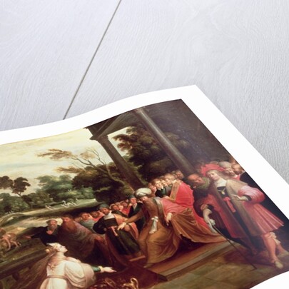 King Solomon and the Queen of Sheba by Frans the Elder Francken