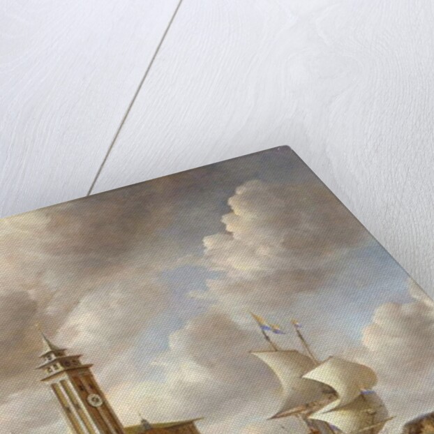 The Herring Packer's Tower, Amsterdam, with Figures by Anthonie Beerstraten