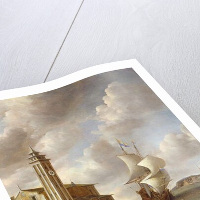 The Herring Packer's Tower, Amsterdam, with Figures by Anthonie Beerstraten