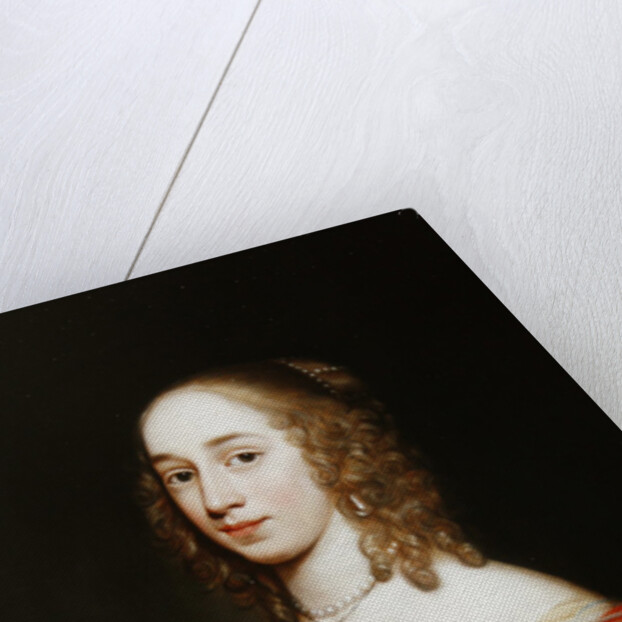 A portrait of a noblewoman, half length, 1649 by Gerrit van Honthorst