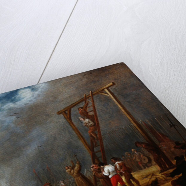 An Execution at a Gallows by Pieter Meulener