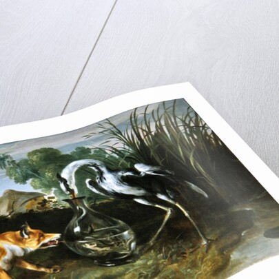The Fox and the Crane from Aesop's Fables by Frans Snyders