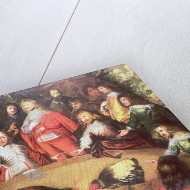 Charles I at a Cockfight by Dutch School