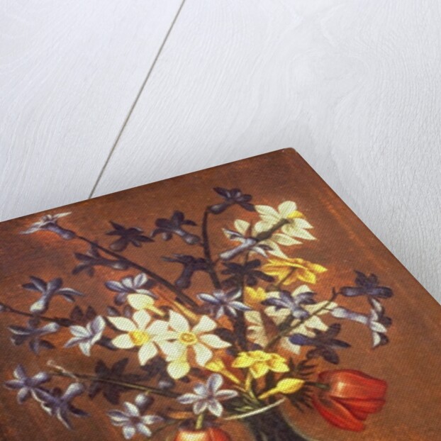 Still Life of Flowers including Hyacinth, Tulips and Pheasant Eye by Antonio Ponce