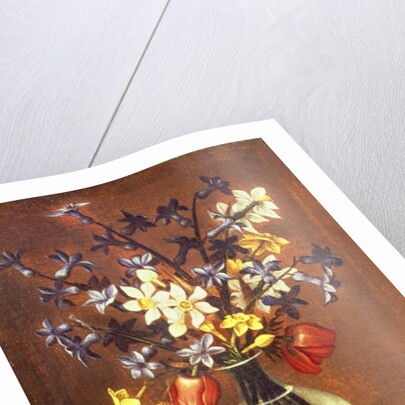 Still Life of Flowers including Hyacinth, Tulips and Pheasant Eye by Antonio Ponce