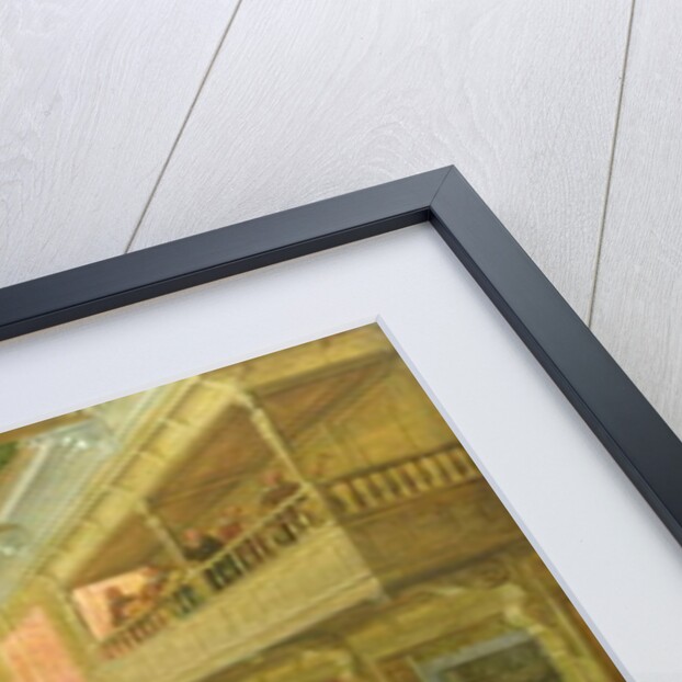Elegant Figures Congregating in a Banqueting Hall by Louis de Caullery