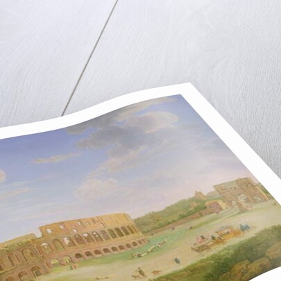 A View of Rome, 1750s by Hendrik van Lint