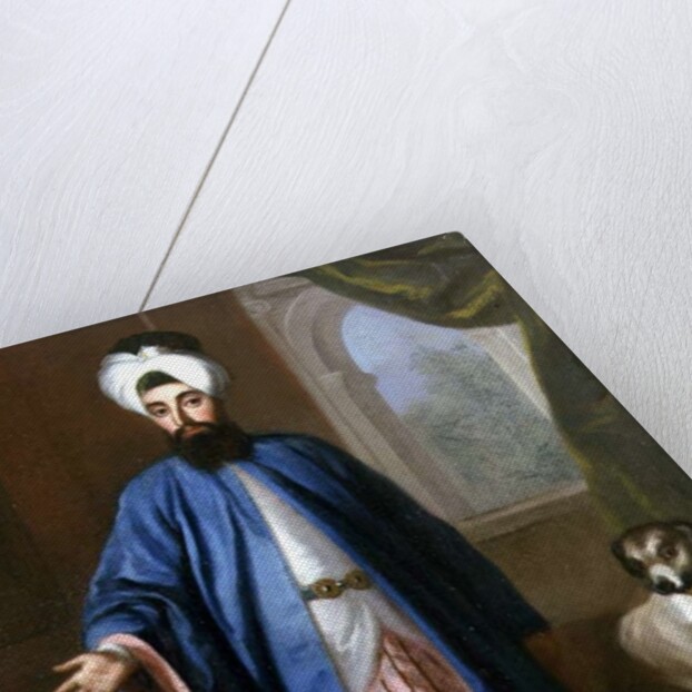 Portrait of Sahid Mehemet Effendi Emissary to the Swedish Court, 1733 by George Engelhardt Schroeder