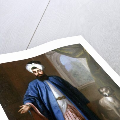 Portrait of Sahid Mehemet Effendi Emissary to the Swedish Court, 1733 by George Engelhardt Schroeder