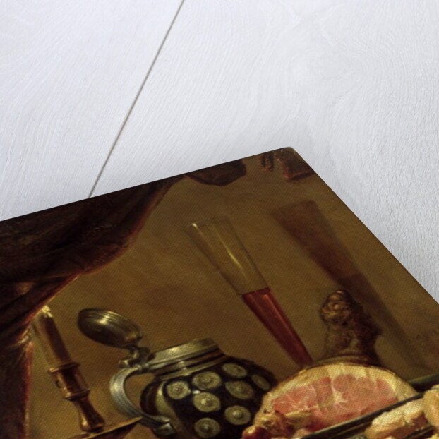 Still Life with Ham by Pieter de Ring
