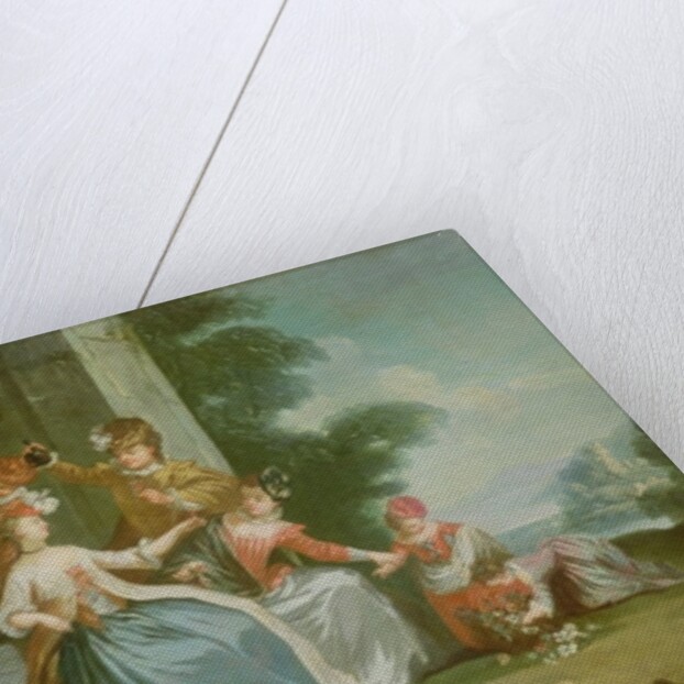 Figures Feasting by French School