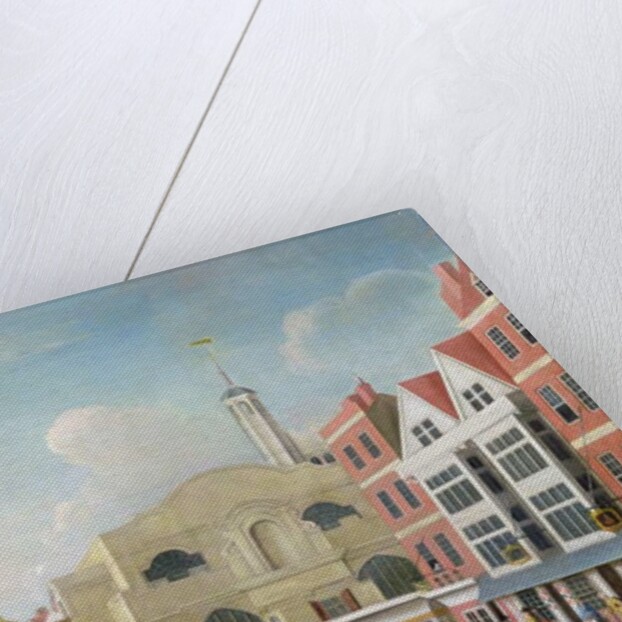 View of St. Dunstan's in Fleet Street by Samuel Scott