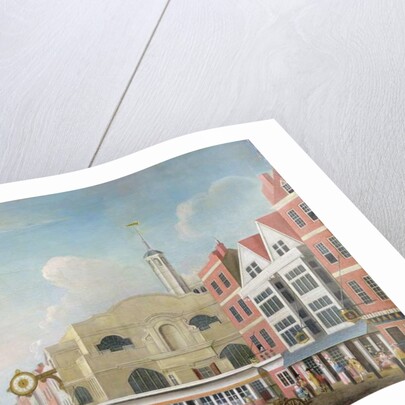 View of St. Dunstan's in Fleet Street by Samuel Scott