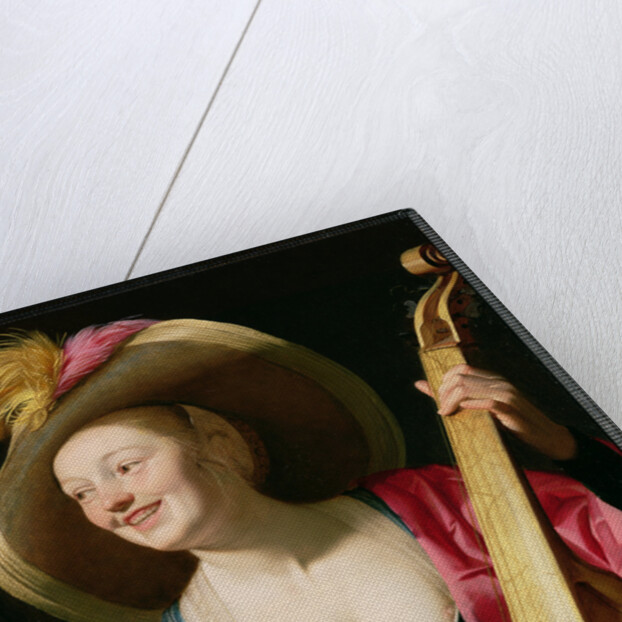 The Viola-da-gamba Player by Gerrit van Honthorst