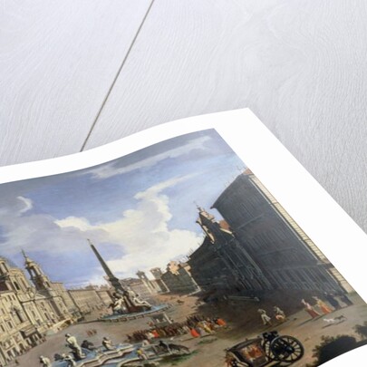 A View of the Piazza Navona in Rome by Gaspar van Wittel