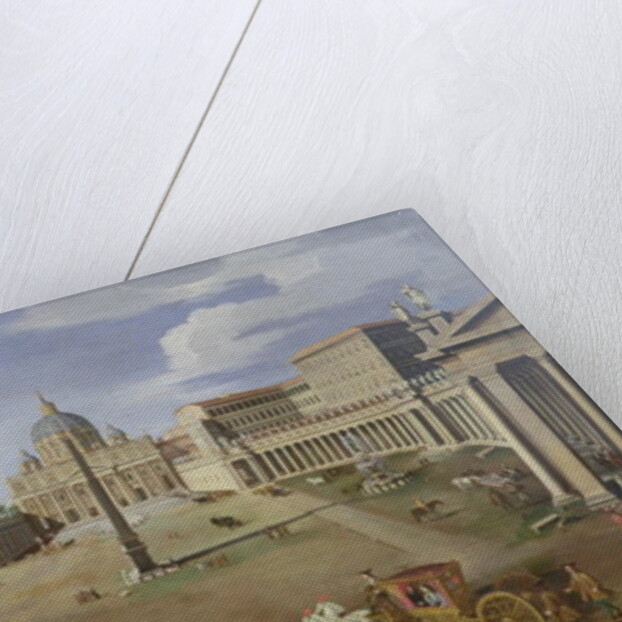 A View of St. Peter's in Rome by Gaspar van Wittel