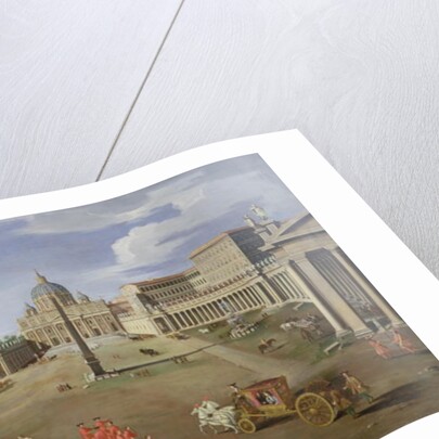 A View of St. Peter's in Rome by Gaspar van Wittel