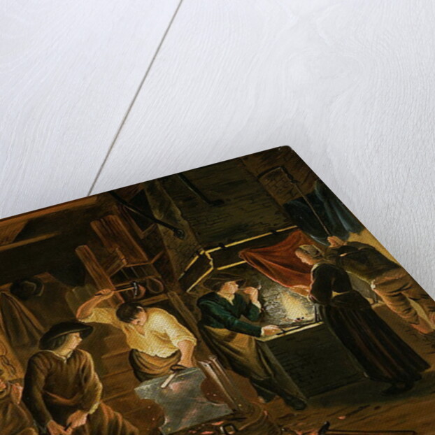 The Blacksmith's Forge by Johannes Dircksz van Oudenrogge