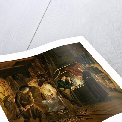 The Blacksmith's Forge by Johannes Dircksz van Oudenrogge