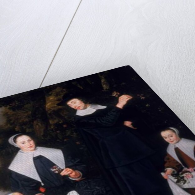 A Gentleman with his Wife and two Children by Hendrick ten Oever