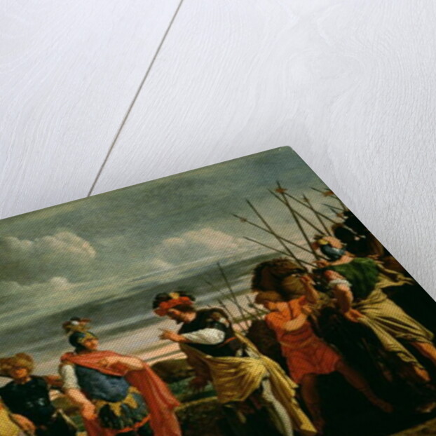 Meeting between Claudius Civilis and the commander of the Roman Army by Frans de Jong or Jongh