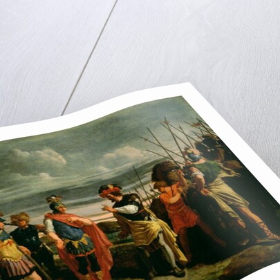 Meeting between Claudius Civilis and the commander of the Roman Army by Frans de Jong or Jongh