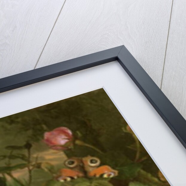 A Still Life of Strawberries in a Bowl and Flowers, 1696 by Jan Mortel