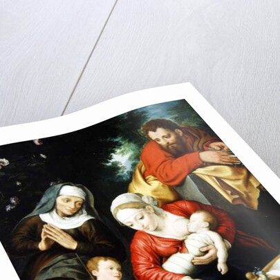 The Virgin and Child with St Joseph, Elizabeth and St John by Martyn & Brueghel Jan the Younger (1601-78) Pepyn
