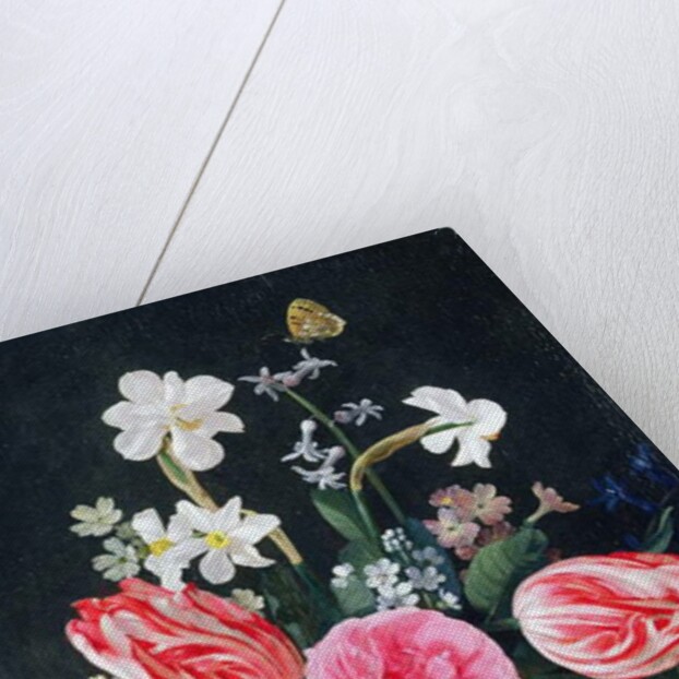 Roses, Narcissi, Tulips and other Flowers by Christiaan Luykx or Luycks
